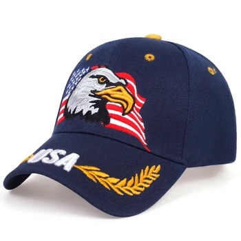 Barbati Sapca de Baseball Moda Snapback Capace Pentru Femei Patriotic Broderie American Eagle Și Steagul Sua Tata pălărie Camionagiu gorras
