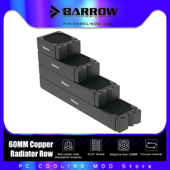 Barrow Radiatorului de Răcire cu Apă de Cupru 60mm DIY Ultra Groase de Înaltă Densitate Singur Val 120/240/360 Dabel-60d