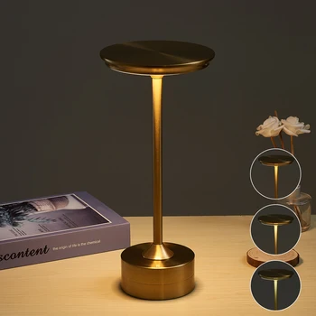 Barul Hotelului Lampa de Masa LED Metal Lampa de Birou USB Reîncărcabilă Atinge Patul Partea Nordică a Condus Lampă de Noptieră lampa de Birou pentru Decor