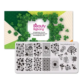 BeautyBigBang Ștanțare Placa de Unghii Fluture Floare Dantelă Tema Unghiilor Placa de Timbru Mucegai Fete Frunze de Imagini Nail Art 6*12cm Șabloane