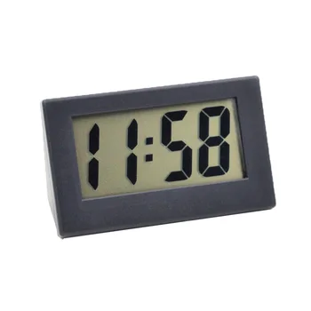 Birou Ceas Digital Ecran LCD Suport Auto cu Ceas din Plastic Mini Ceas de Timp Tabel Ceas de Birou Ceas