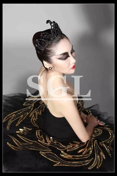 Black Swan Balet Tutu Adult Profesionist Negru Rochie Tutu Personalizat Costume Pentru Balet de Performanță de Testare Costume BW1128