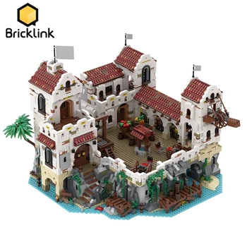 Bricklink Creative Expert Castelul Eldorado Cetatea Idei Piratii din Barracuda Bay House Set 21322 Blocuri Copil Jucarii Cadou