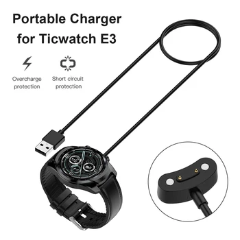 Cablu de încărcare Pentru Ticwatch Pro 3/E3 Incarcator USB Cradle Dock Pentru Ticwatch Pro 3 LTE Wireless de Încărcare Magnetic Stand Adaptor 0