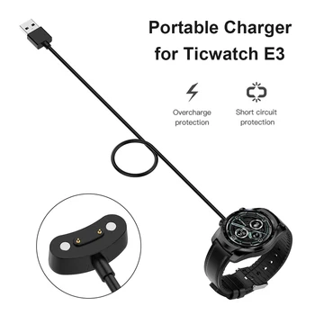 Cablu de încărcare Pentru Ticwatch Pro 3/E3 Incarcator USB Cradle Dock Pentru Ticwatch Pro 3 LTE Wireless de Încărcare Magnetic Stand Adaptor 3