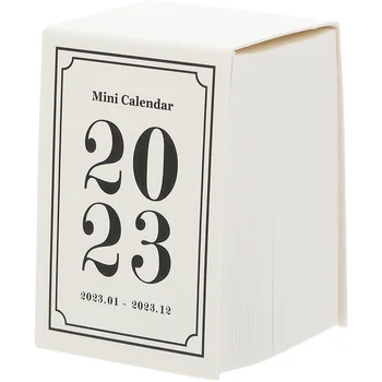 Calendar De Birou Mini 2023 Desktopdaily Mici De Pe Lacrima Biroul Programul Easelmonthlysmall Suport Memo Estetice Iepure An Decorative