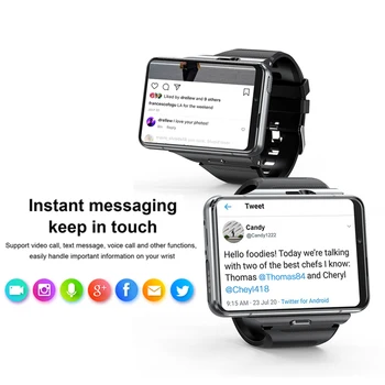 CanMixs 4G Ceas Inteligent GPS Wifi 4G 64G Smartwatch Bărbați Camere Duble Smartwatch Android 9.0 Cartela Sim de Monitorizare a ritmului Cardiac S999 2