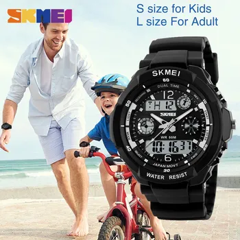 Ceas SKMEI Copii Ceasuri Anti-Șoc 5Bar Impermeabil Sport în aer liber pentru Copii Ceasuri de Moda Ceas Digital Relogio Masculino