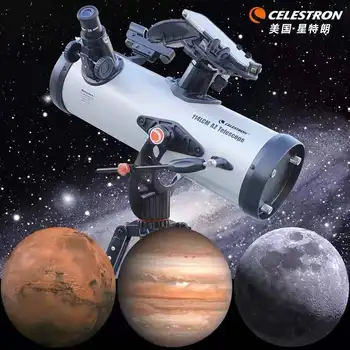 Celestron Professionele Starsense Explorer LT114AZ Smartphone App Newton Hoge Krachtige 114Mm Reflector Astronomische Telescoop