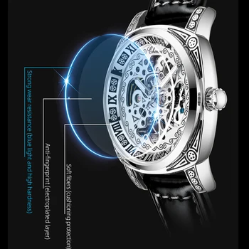 CHENXI Brand Ceasuri Barbati Ceas Automată Mecanice Tourbillon Ceas Sport rezistent la apa Bărbați Încheietura ceas Relogio Masculino 4