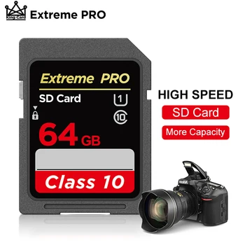 Clasa 10 Extreme PRO Card SD de 64GB, 128GB de Mare Viteză SD Card U1 SDHC, SDXC 32GB 16GB Card de Memorie pentru aparatul Foto