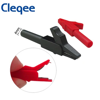 Cleqee Multimetru Test Duce Kit de Siguranță Piercing Sonda 4mm Banana Plug Inoxidabil Ac Aligator Clipuri Auto Tool Set 3