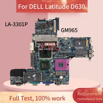 CN-0DT781 0DT781 Pentru DELL Latitude D630 Notebook Placa de baza LA-3301P GM965 DDR2 Placa de baza Laptop