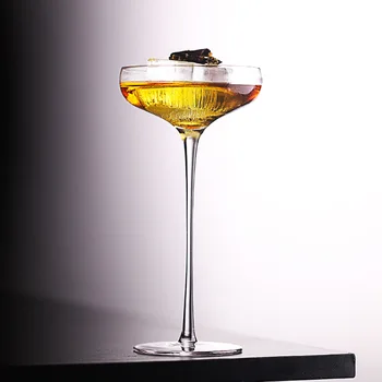 Cocktail de Sticlă Ceașcă Cupă de Șampanie Coupe 230ml 7.8 oz Picior Bara de Instrument de Masa Decor 1 Bucată 1