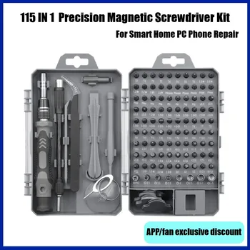 Computer Repair Kit,115, 1 de Precizie Șurubelniță Magnetică Kit, Mic Impact șurubelnițe Set Pentru Smart Home PC-ul de Reparații Telefon