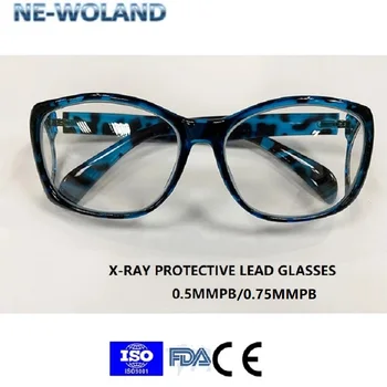Conduce de vânzare cele mai bune ochelari de bărbați și wowen radiații ionizante Față și laterale de protecție duce ochelari ray protectie 0.5 mmpb 0.75 mmPb 0