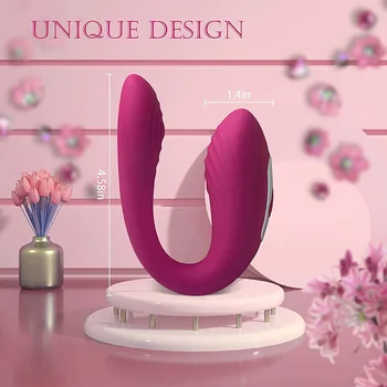 Control de la distanță în formă de U Flexibil 5 Moduri de Vagin Stimulator Vibrator Wireless Femei Penis Vibrator Clitori Biberon Masaj Jucarii Sexuale 3