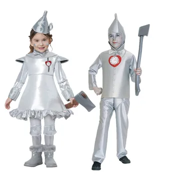 Copiii Tin Man Costum Halloween Fete Băiat Basm Petrecere Cosplay Purim Rochie Fancy