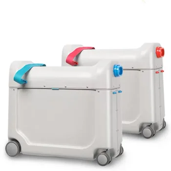 Copil de dormit valiză pe roți de călătorie copii plimbare aeronave multi-funcție de noul design PP bagaje copii pat cutie creative valiza