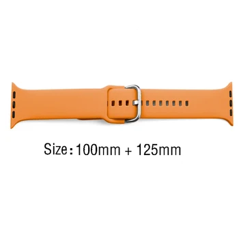 Curea din silicon pentru Apple Watch Band 38mm 44mm 40mm 41mm 45mm Curea de Cauciuc Watchband Brățară Accesorii pentru IWatch 3 4 5 SE 6 7 1
