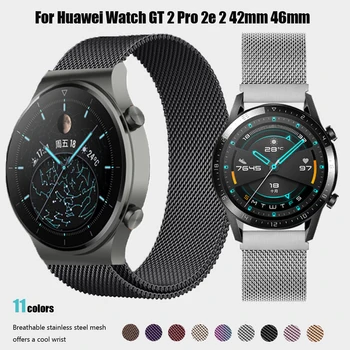 Curea Pentru Ceas Huawei GT 2 Pro 2e Curea din Otel Inoxidabil Bratara din Metal Pentru huawei watch GT 2 42/46mm Wristbelt Accesorii