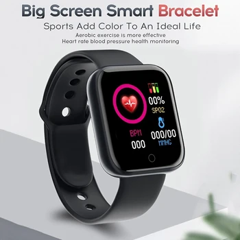 D20 Pro Ceas Inteligent Y68 Bluetooth Fitness Tracker Sport Watch Monitor de Ritm Cardiac tensiunea Arterială Brățară Inteligentă pentru Android IOS