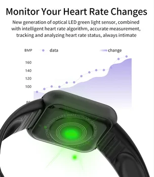 D20 Pro Ceas Inteligent Y68 Bluetooth Fitness Tracker Sport Watch Monitor de Ritm Cardiac tensiunea Arterială Brățară Inteligentă pentru Android IOS 1