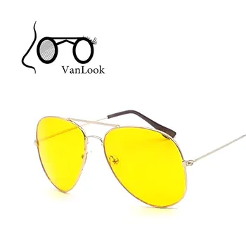 De Conducere de noapte ochelari de Soare Pentru Femei Ochelari de Soare Barbati Oculos de Sol Feminino de Brand Designer de Moda Lentile Galbene