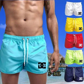De Vară pentru bărbați Model Imprimat pantaloni Scurți de Plajă iute Uscat Pantaloni Sport Brand de Costume de baie Trunchiuri Plaja Surf Bord Respirabil costume de Baie