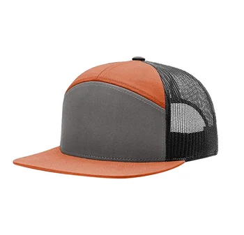 De Vânzare La Cald Snapback Capace Colorate 7 Panoul De Trucker Hat Capac De Sport