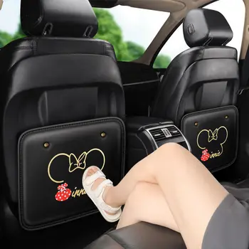 Desene animate Disney Scaun Auto Scaun Spate Anti-Kick Pad Copii Scaun Mickey Minnie Protecție Maneca Masina Autocolant Protector pentru Copii