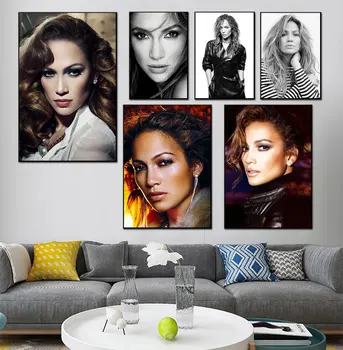 Diamant Pictura cruciulițe Jennifer Lopez Imagine Poster de Stras DIY Diamant Mozaic de Diamante Broderie Decor Acasă