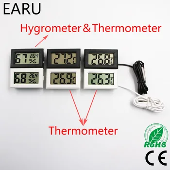 Digital LCD Auto de Companie Termometru Temperatură și Umiditate Metru Senzor de Instrumente Higrometru Pirometru Termostat Termograf
