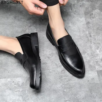 Din Piele Barbati Pantofi de Brand de Lux Petrecere Pantofi pentru Bărbați 2022 Rochie Pantofi de Mens de Moda Zapatos De Vestir De Los Hombres 3