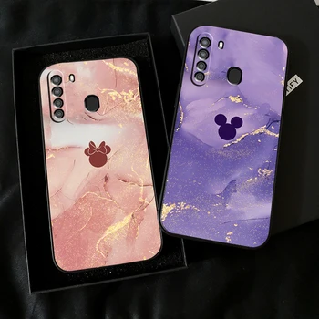 Disney Acuarelă Mickey Mouse Caz de Telefon Pentru Samsung Galaxy S20 S20FE S20 Ulitra S21 S21FE S21 Plus S21 Ultra Moale Negru Spate