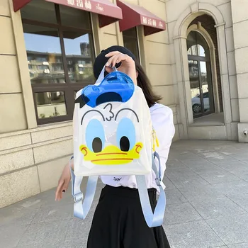 Disney Donald Duck rucsac copii drăguț grădiniță jeleu mic sac de școală super foc sălbatic rucsac băieți și fete 0