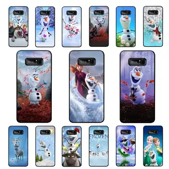 Disney Olaf Frozen Caz de Telefon pentru Samsung Note 5 7 8 9 10 20 pro plus lite ultra A21 12 02