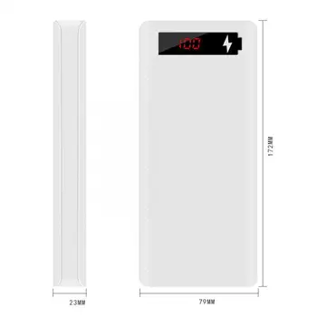 DIY Extern 8 x 18650 Baterie Power Bank Coji de Cazuri LCD Acumulator Afișare XS Pentru telefon 12 Powerbank Cutie Portabil 5