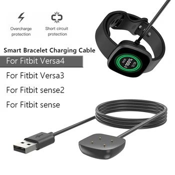 Dock Adaptor Încărcător Cablu USB de Incarcare pentru Fitbit-Versa 4/3 Sens 2 Ceas Inteligent Cablu de Alimentare Versa4 Versa3 Sense2 Accesorii