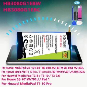 DODOMORN HB3080G1EBW Acumulator Pentru Huawei Mediapad T3 9.6 /8.0 KOB-L09/W09