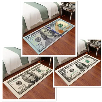 Dolarul american Dormitor Covor Personalitate Creatoare Dolar Pernă Dreptunghiulară Bay Fereastră Balcon American Noptiera Covor de Intrare Mat