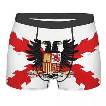 Drapelul Național Spania Imperial Scut Chiloți Breathbale Chilotei Sex Masculin Lenjerie Pantaloni Scurți Confortabil Boxeri