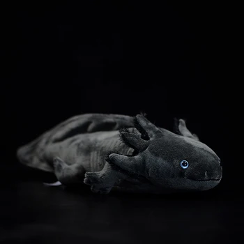 Drăguț Gri Axolotl Moi Umplute Jucărie De Pluș Simulare Realistă Ambystoma Mexicanum Dinozaur Animale Model De Papusa Copii Audlt Cadouri