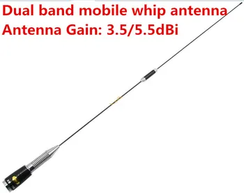 Dual band amatori radio mobile de primăvară antena 144 de 430 milioane de UHF 435MHz VHF 145M trupa bici aeriene