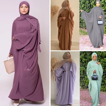 Dubai Caftan Orientul Mijlociu Musulmane Hijab Rochie Vrac Femei Haine Islamice Eid Ramadan Paryer Îmbrăcăminte Jilbab-Ul Abaya Arabă Moda
