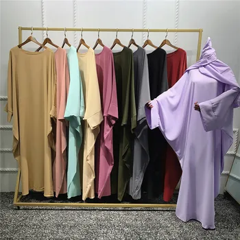Dubai Caftan Orientul Mijlociu Musulmane Hijab Rochie Vrac Femei Haine Islamice Eid Ramadan Paryer Îmbrăcăminte Jilbab-Ul Abaya Arabă Moda 1