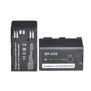 DuraPro 14.4 V 3400mAH BP-A30 BP A30 49WH Înlocuire Baterie pentru Canon BP-A60 BP-A90 EOS C200 ,C200B ,C220B ,C300 MK II 4