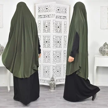 Eid Rugăciune Haină Lungă Khimar Femeile Musulmane Hijab Fără Mâneci Topuri Abaya Jilbab-Ul Ramadan Arab Din Dubai Islamic Îmbrăcăminte Niqab Hijabs