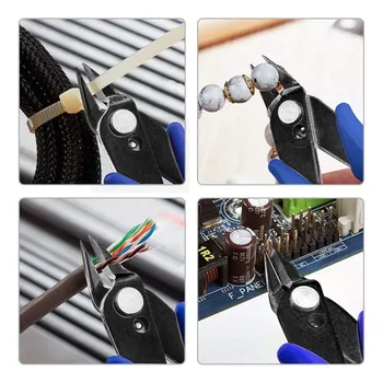 Electrician Durabil Dalta Instrument Clește 170 Mini Clești De Tăiere Mini Cabluri Electrice Cablu De Taiere Cutter Clește Diagonal 2