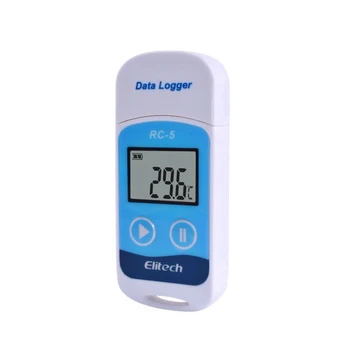 ELitech RC-5 de Înaltă Precizie Digital USB Temperatura Logger de Date pentru Depozitare, Transport Frigorific de Laborator